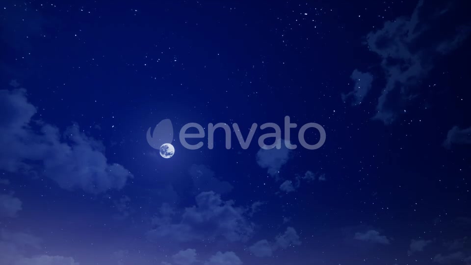 Night Sky and Clouds Videohive 22249026 Motion Graphics Image 3