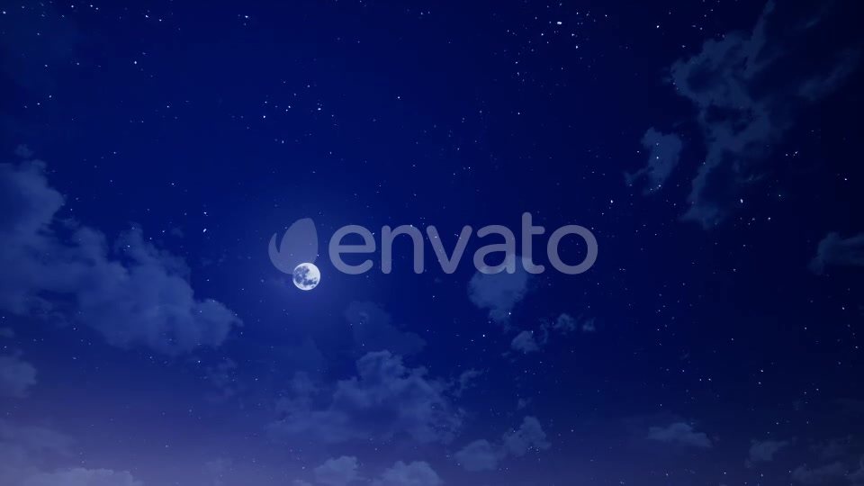 Night Sky and Clouds Videohive 22249026 Motion Graphics Image 4