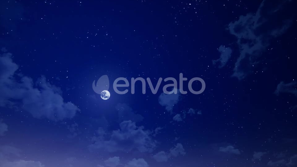 Night Sky and Clouds Videohive 22249026 Motion Graphics Image 8