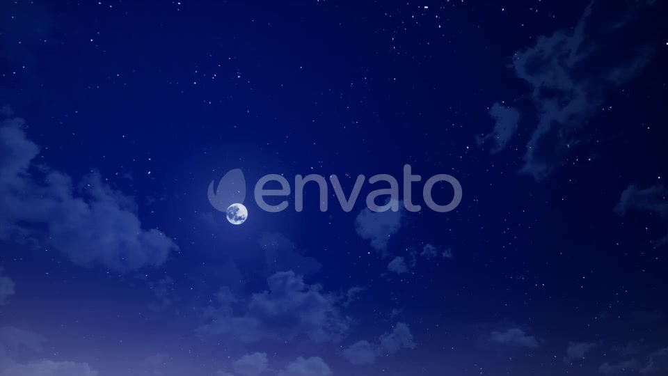 Night Sky and Clouds Videohive 22249026 Motion Graphics Image 9