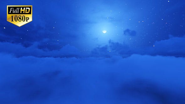 Night Sky And Clouds - Videohive 19864466 Download