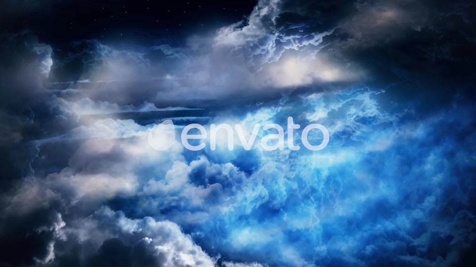 Night Sky with Clouds Videohive 24935139 Motion Graphics Image 10
