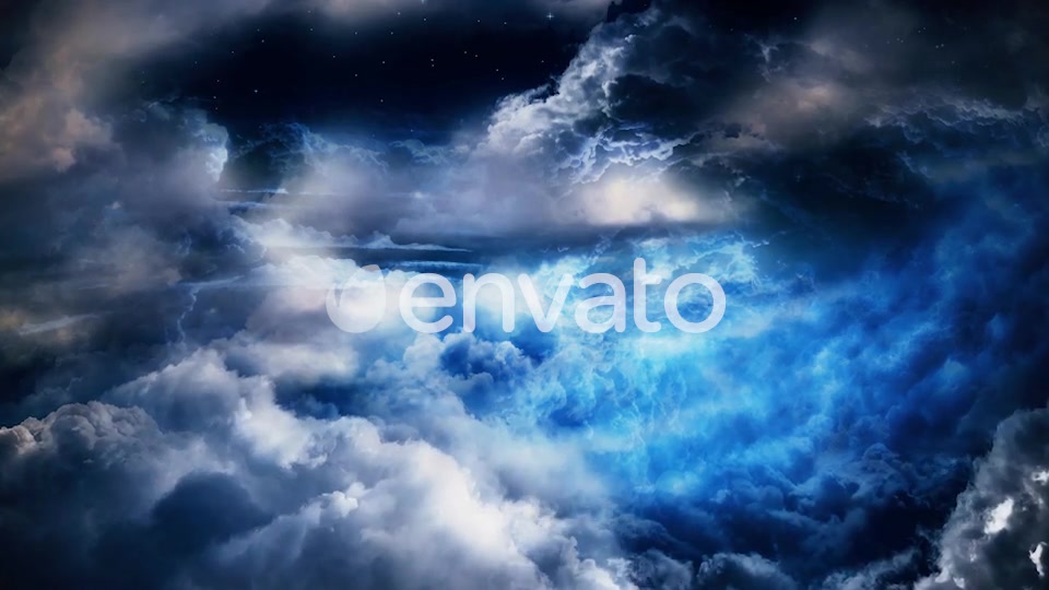 Night Sky with Clouds Videohive 24935139 Motion Graphics Image 6