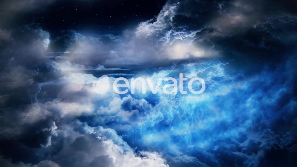 Night Sky with Clouds Videohive 24935139 Motion Graphics Image 8