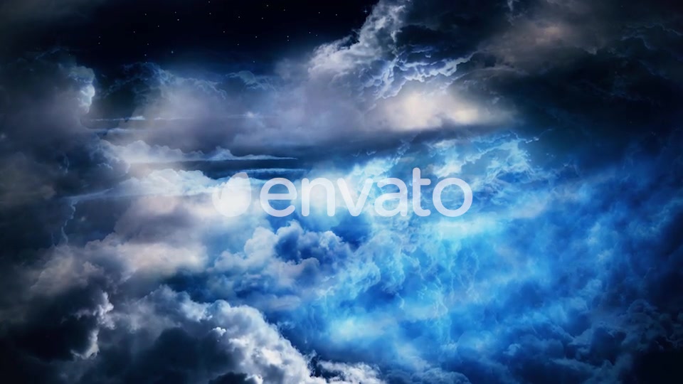 Night Sky with Clouds Videohive 24935139 Motion Graphics Image 9