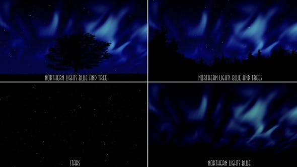 Northern Lights Blue - Videohive Download 9649353