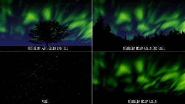 Northern Lights Green - 9677297 Download Videohive