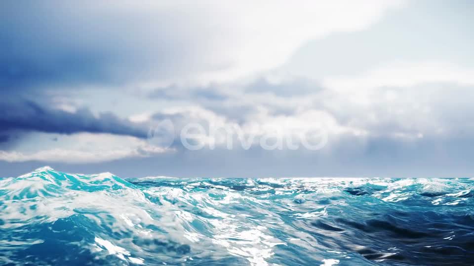 Ocean With A Big Waves Videohive 23111351 Motion Graphics Image 1