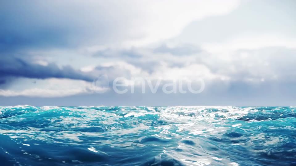 Ocean With A Big Waves Videohive 23111351 Motion Graphics Image 2
