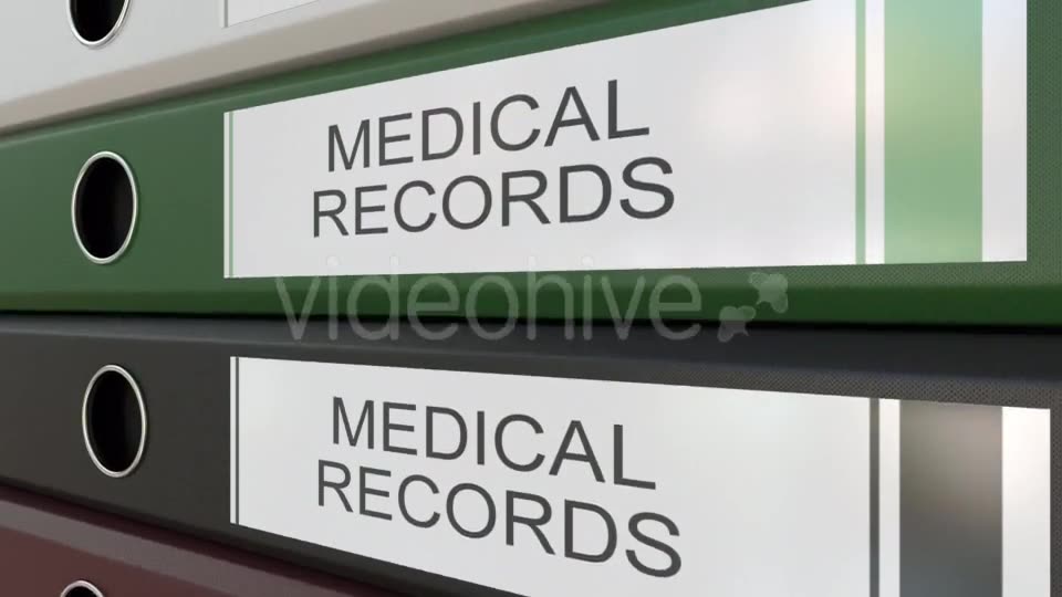 Office Binders with Medical Records Tags Videohive 19727678 Motion Graphics Image 10
