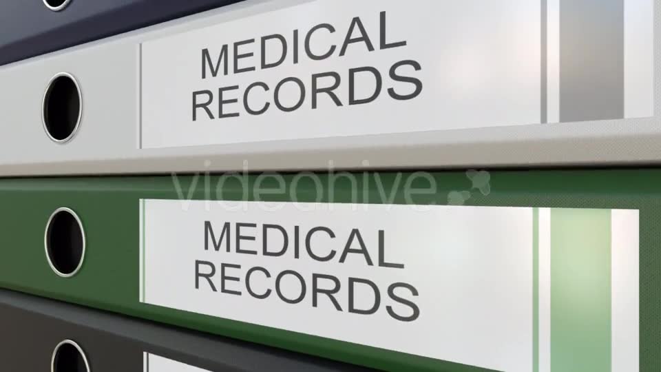 Office Binders with Medical Records Tags Videohive 19727678 Motion Graphics Image 11
