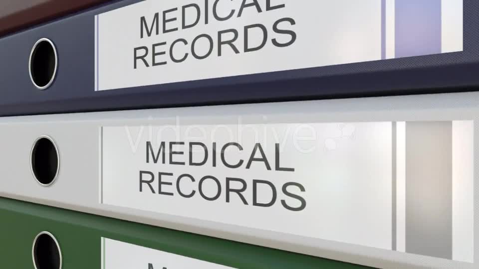Office Binders with Medical Records Tags Videohive 19727678 Motion Graphics Image 12