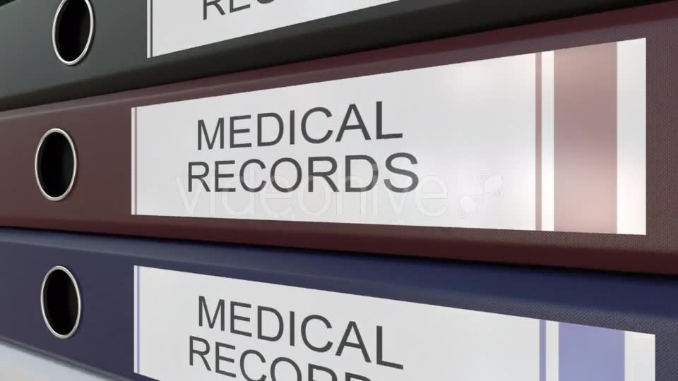 Office Binders with Medical Records Tags Videohive 19727678 Motion Graphics Image 2