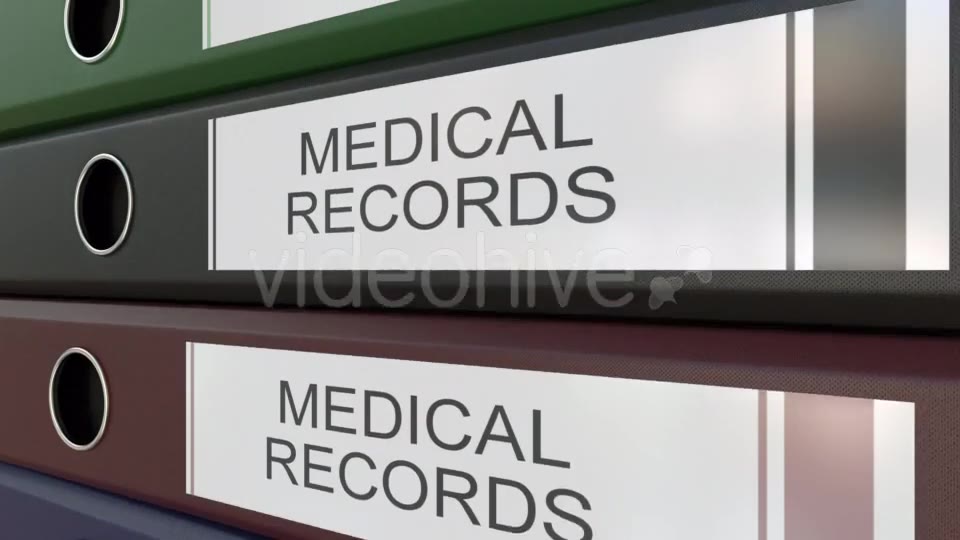 Office Binders with Medical Records Tags Videohive 19727678 Motion Graphics Image 3