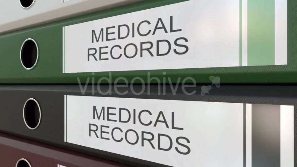 Office Binders with Medical Records Tags Videohive 19727678 Motion Graphics Image 4