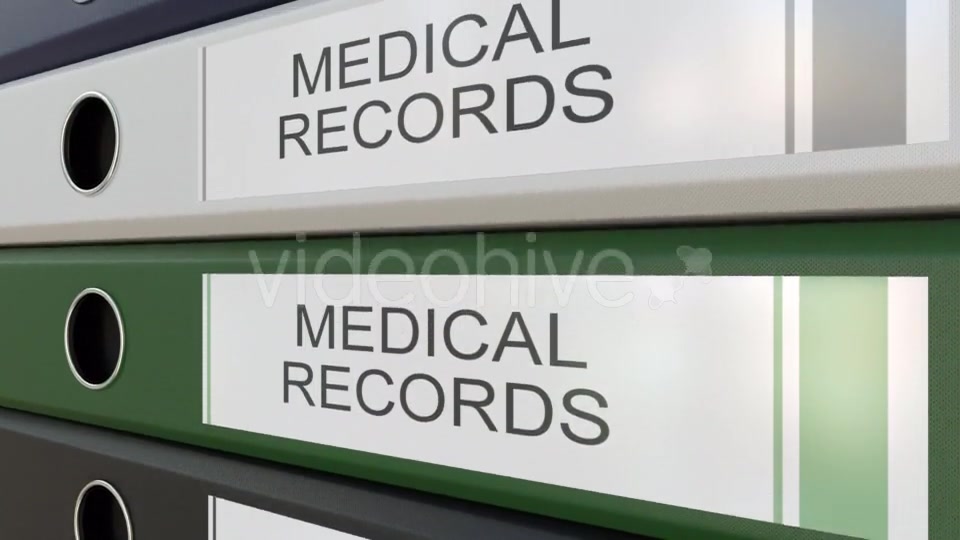Office Binders with Medical Records Tags Videohive 19727678 Motion Graphics Image 5