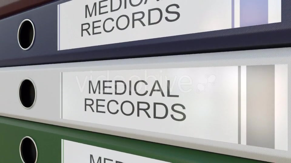 Office Binders with Medical Records Tags Videohive 19727678 Motion Graphics Image 6
