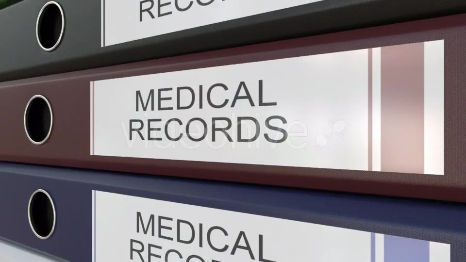 Office Binders with Medical Records Tags Videohive 19727678 Motion Graphics Image 8
