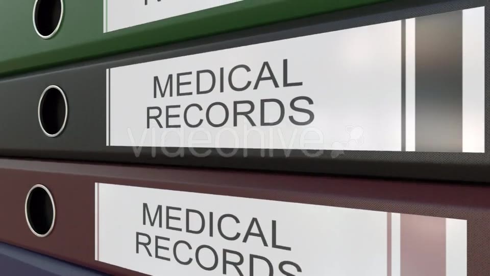 Office Binders with Medical Records Tags Videohive 19727678 Motion Graphics Image 9