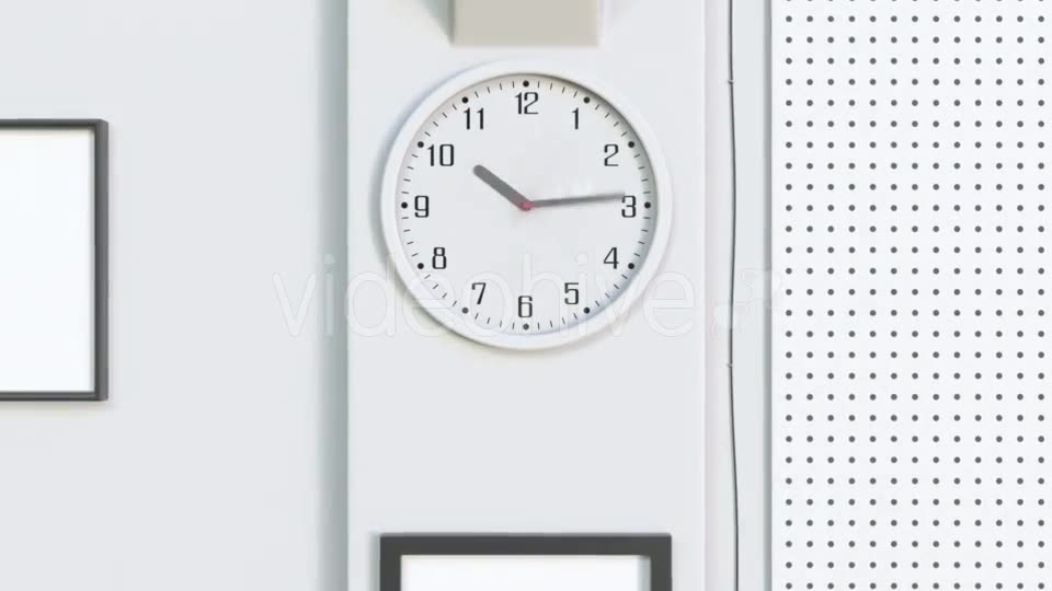 Office Clock Measuring Off Business Day or Working Hours Videohive 20607855 Motion Graphics Image 2
