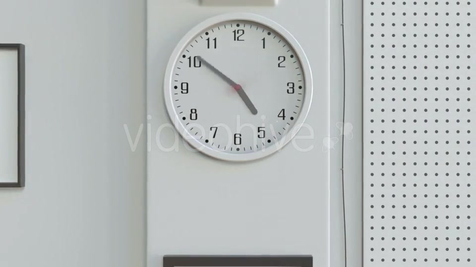 Office Clock Measuring Off Business Day or Working Hours Videohive 20607855 Motion Graphics Image 6