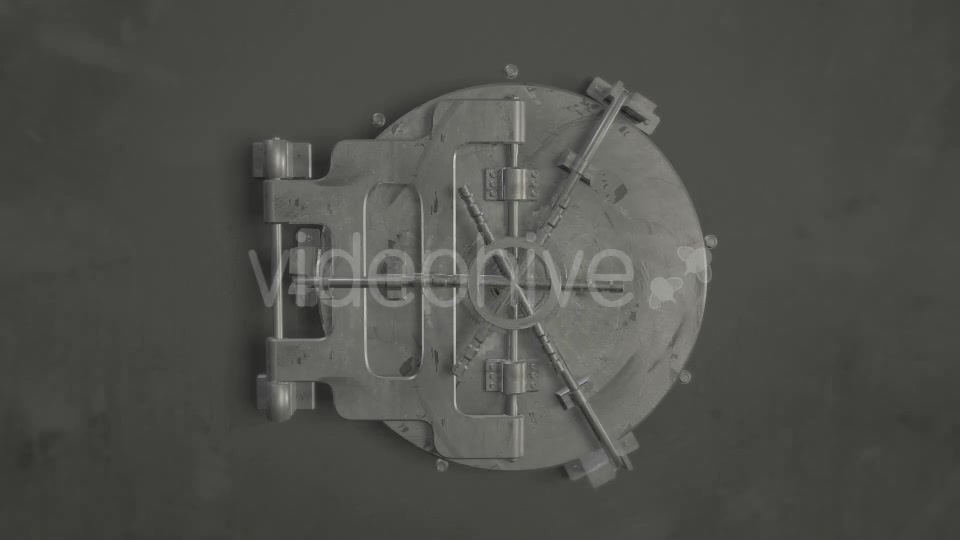 Old Bank Vault Safe Door Opening Videohive 17914582 Motion Graphics Image 2