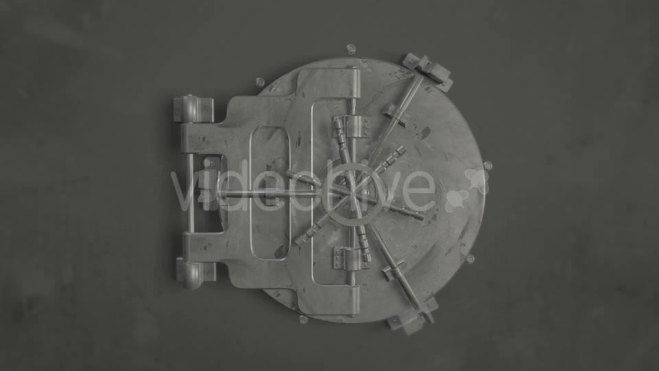 Old Bank Vault Safe Door Opening Videohive 17914582 Motion Graphics Image 4