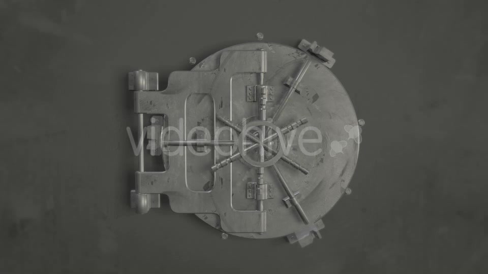 Old Bank Vault Safe Door Opening Videohive 17914582 Motion Graphics Image 5