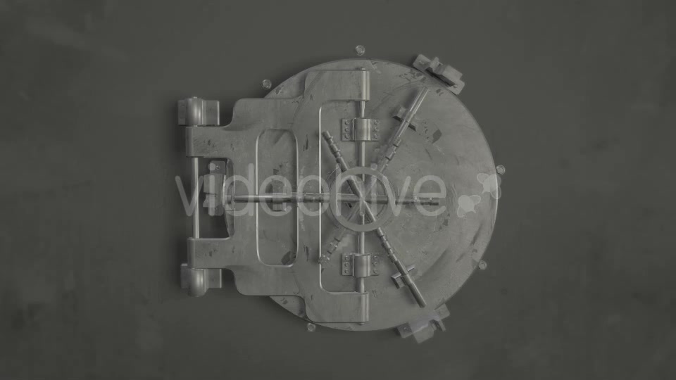 Old Bank Vault Safe Door Opening Videohive 17914582 Motion Graphics Image 6