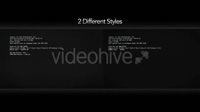 Old Computer Boot Up Screen Videohive 19470787 Motion Graphics Image 1
