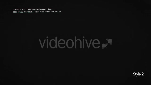 Old Computer Boot Up Screen Videohive 19470787 Motion Graphics Image 7
