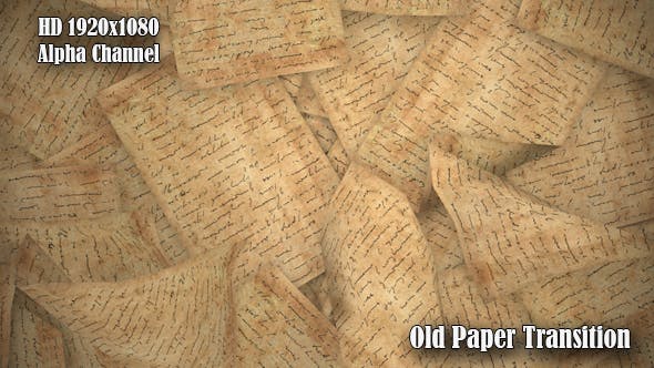 Old Paper Transition - Videohive Download 19705878