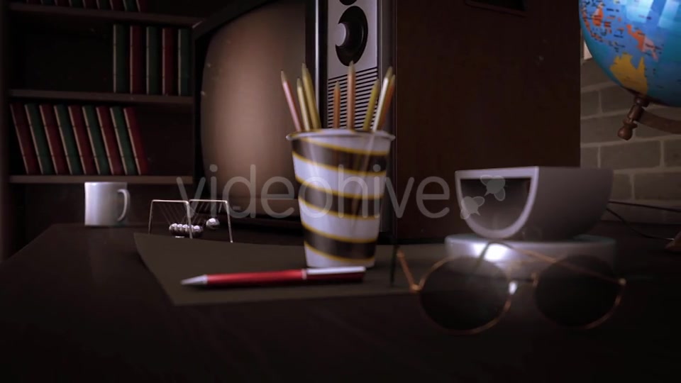 Old Room With Projector Videohive 11082898 Motion Graphics Image 3