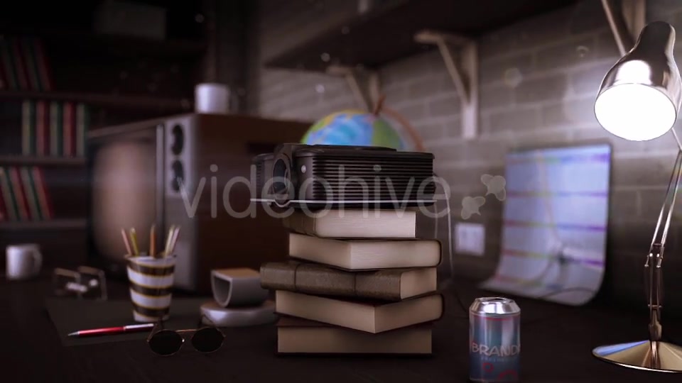 Old Room With Projector Videohive 11082898 Motion Graphics Image 7