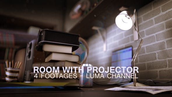 Old Room With Projector - 11082898 Videohive Download
