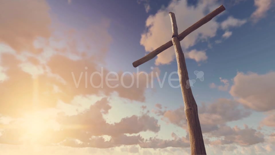 Old Wooden Cross Sunset Videohive 19522902 Motion Graphics Image 3