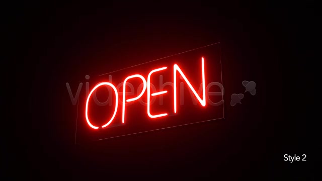 Open Neon Sign Videohive 6982301 Motion Graphics Image 10