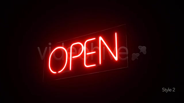 Open Neon Sign Videohive 6982301 Motion Graphics Image 11