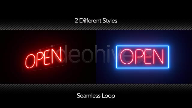 Open Neon Sign Videohive 6982301 Motion Graphics Image 2