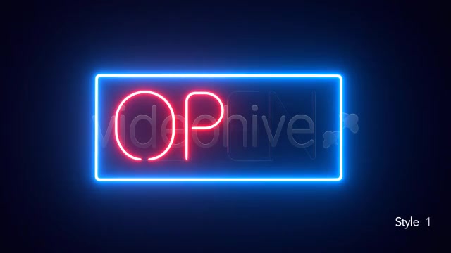 Open Neon Sign Videohive 6982301 Motion Graphics Image 3