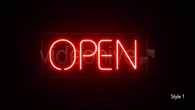 Open Neon Sign Videohive 6982301 Motion Graphics Image 5