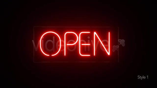 Open Neon Sign Videohive 6982301 Motion Graphics Image 6