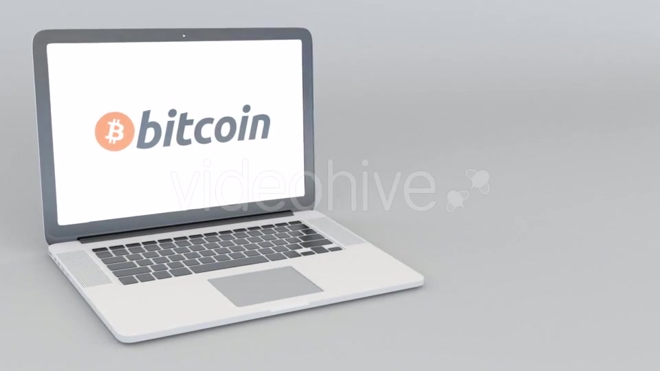 Opening and Closing Laptop with Bitcoin BTC Logo on the Screen. Cryptocurrency Related Clip, Blank Videohive 20996827 Motion Graphics Image 2