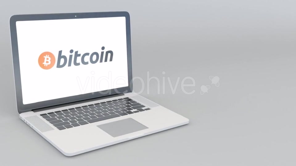 Opening and Closing Laptop with Bitcoin BTC Logo on the Screen. Cryptocurrency Related Clip, Blank Videohive 20996827 Motion Graphics Image 5