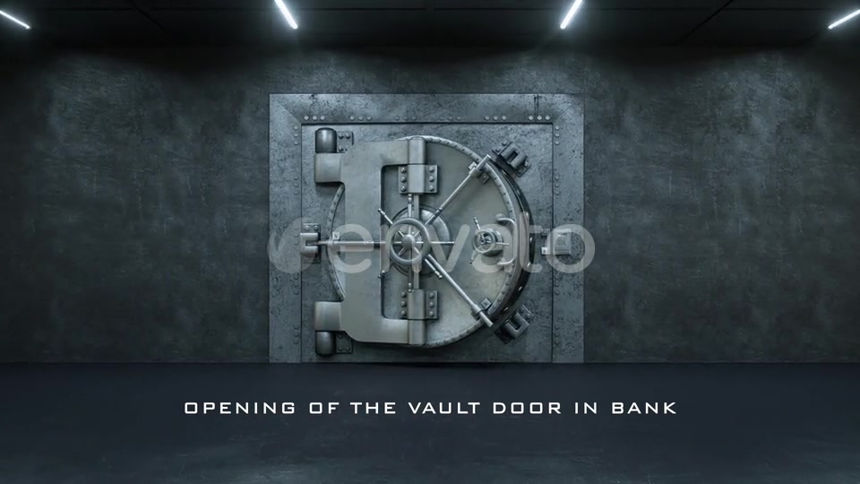 Opening Of The Vault Door In Bank Videohive 24174221 Motion Graphics Image 4