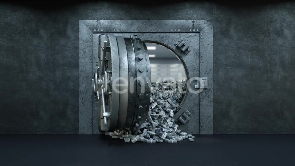 Opening Of The Vault Door In Bank Videohive 24174221 Motion Graphics Image 5