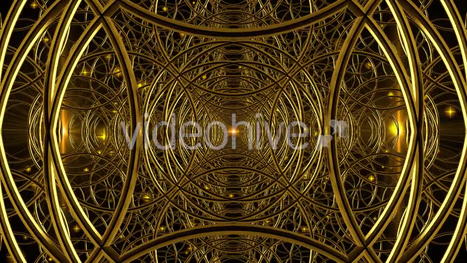 Openwork Golden Tunnel Videohive 20753474 Motion Graphics Image 1