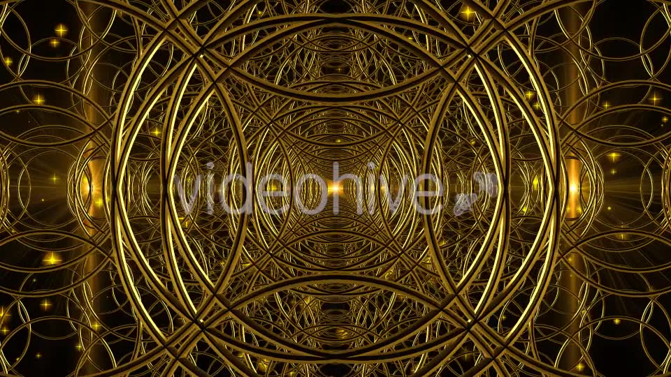 Openwork Golden Tunnel Videohive 20753474 Motion Graphics Image 3