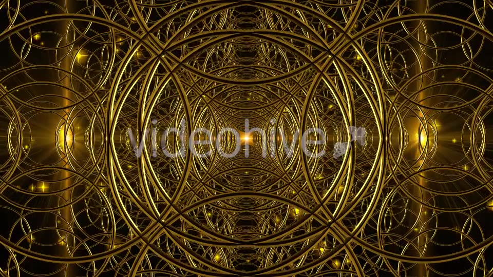 Openwork Golden Tunnel Videohive 20753474 Motion Graphics Image 4
