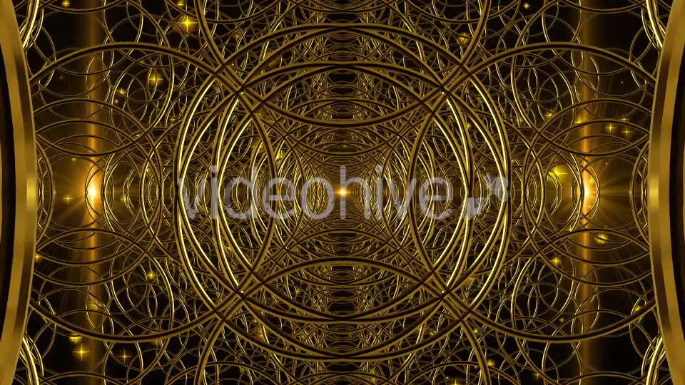 Openwork Golden Tunnel Videohive 20753474 Motion Graphics Image 5